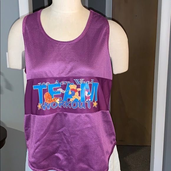 Disney Tops - Winnie the Pooh vintage workout tank top medium